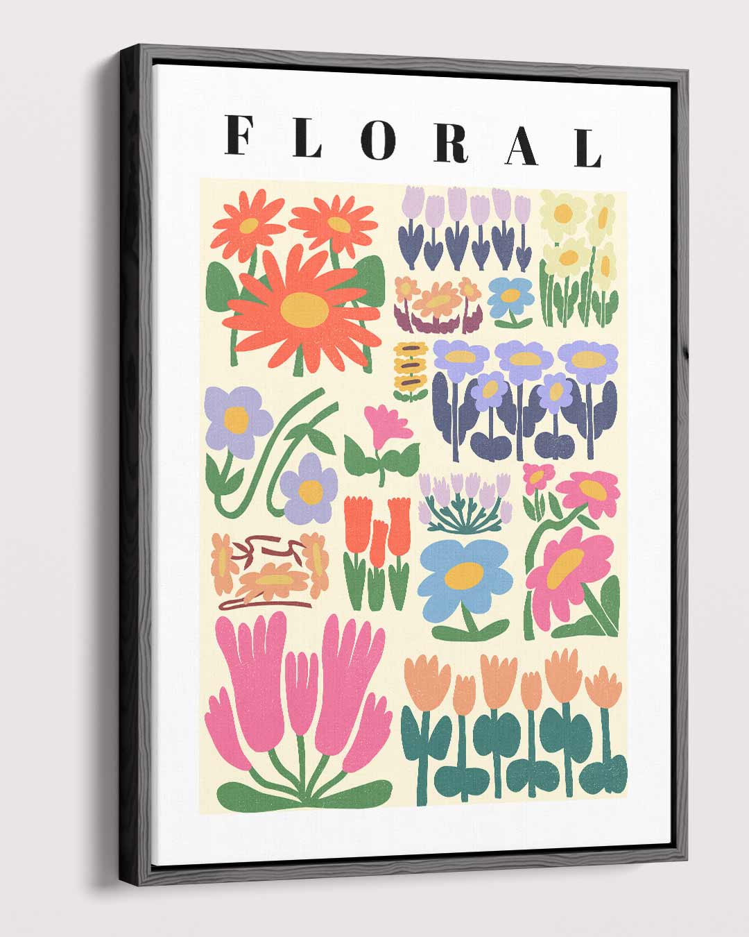Bloemenpracht Poster Kunstwerk-canvas-dibond-plexiglas-wanddecoratie-WallArtistic