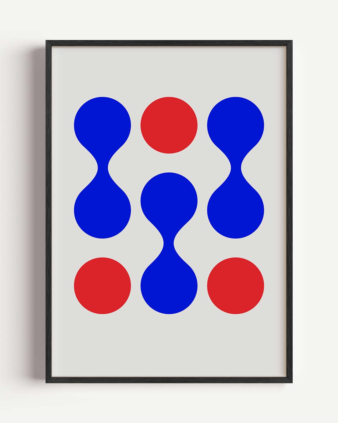 Abstracte Moderne Cirkelpatronen Poster-WallArtistic