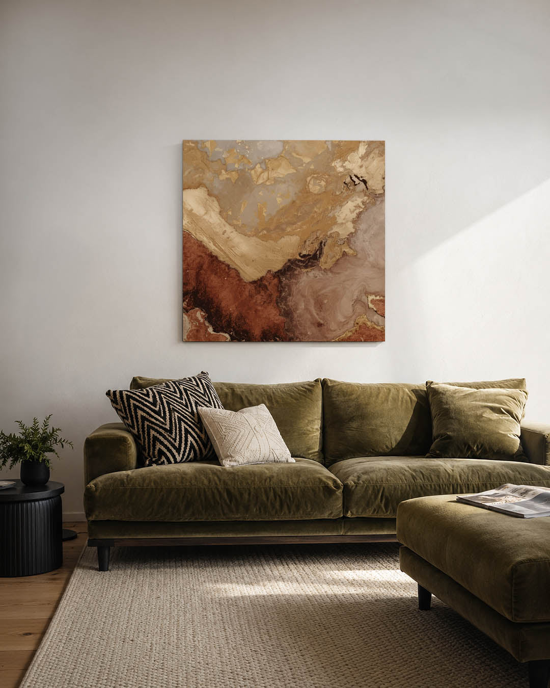 Aardse texturen Kunstwerk