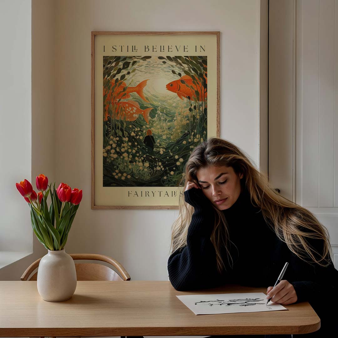 Dromerige Sprookjesachtige Poster-WallArtistic