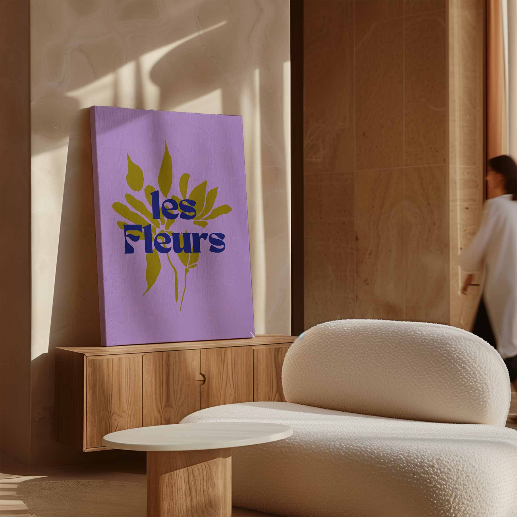 Les Fleurs Poster