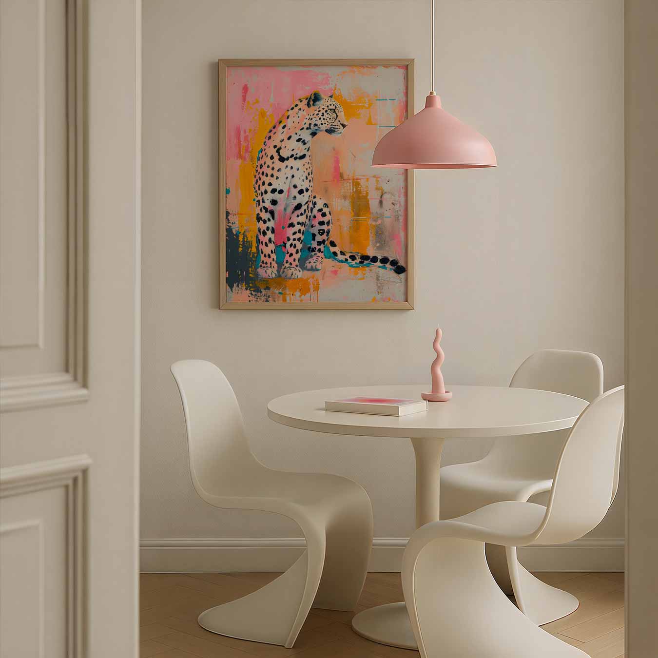Gevlekte Elegantie - Kunstzinnige Luipaard Poster