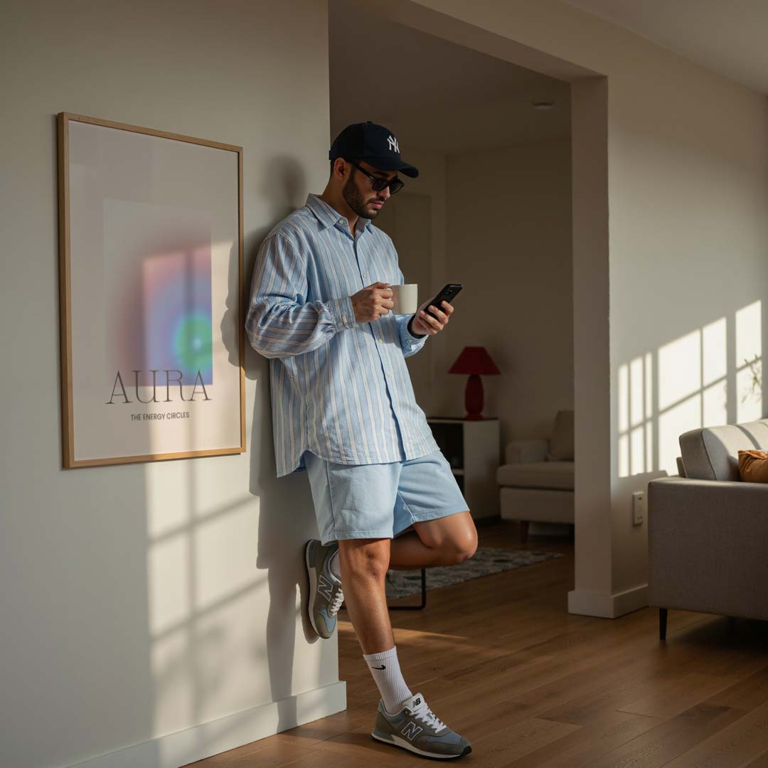 Aura Energie Cirkel Poster-WallArtistic