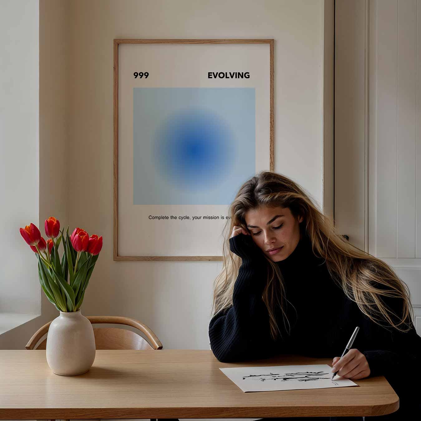 Inspirerende Evolutie Poster