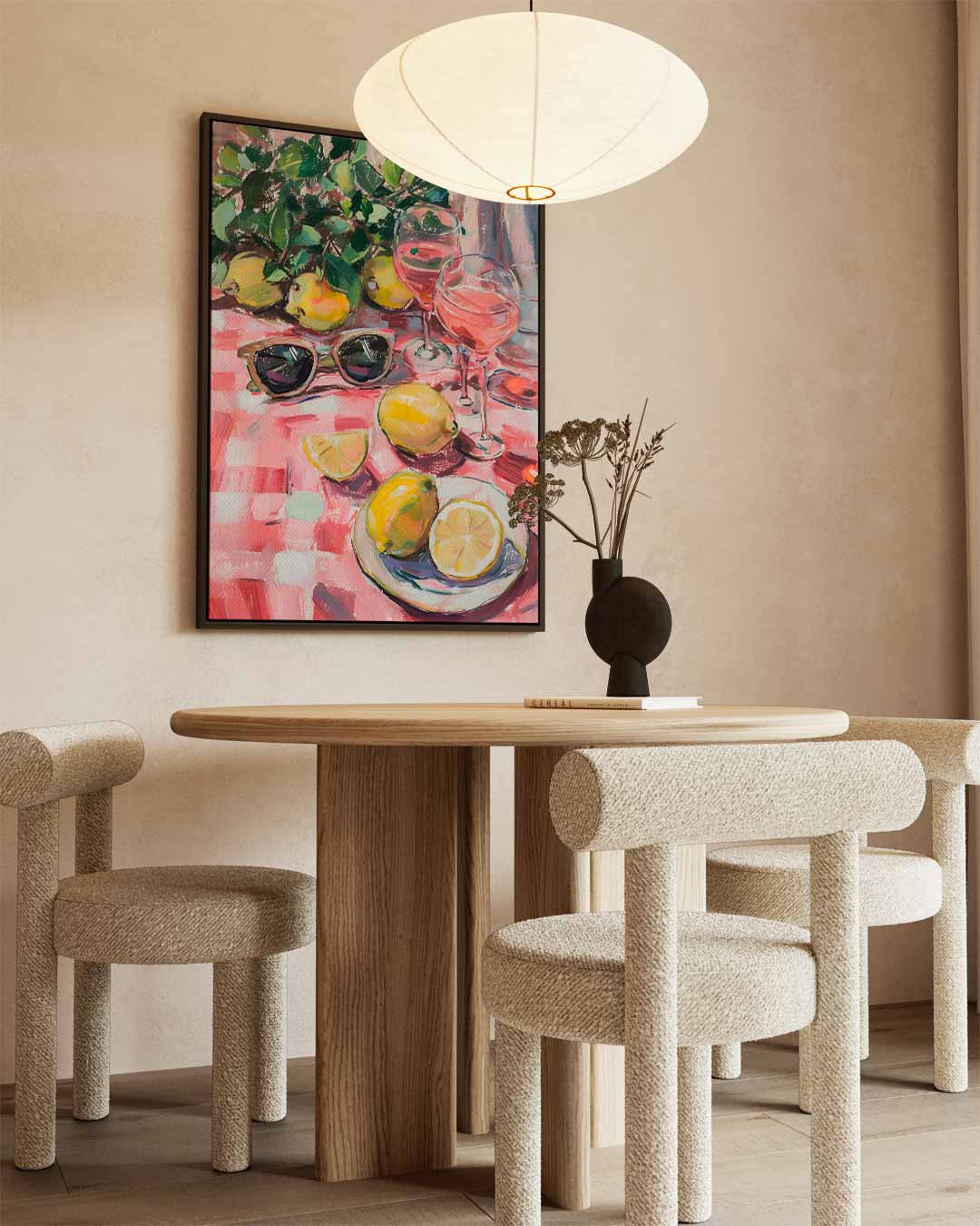 Zomerse Picknick Tafereel Kunstwerk-canvas-dibond-plexiglas-wanddecoratie-WallArtistic