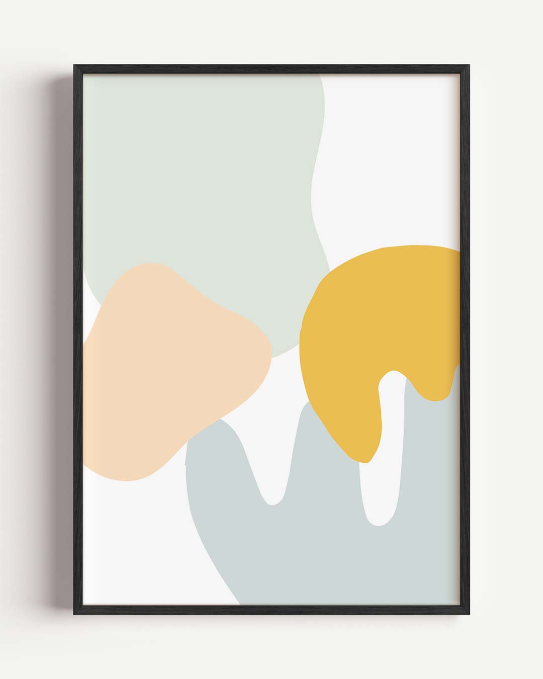 Zachte Organische Vormen Poster-WallArtistic