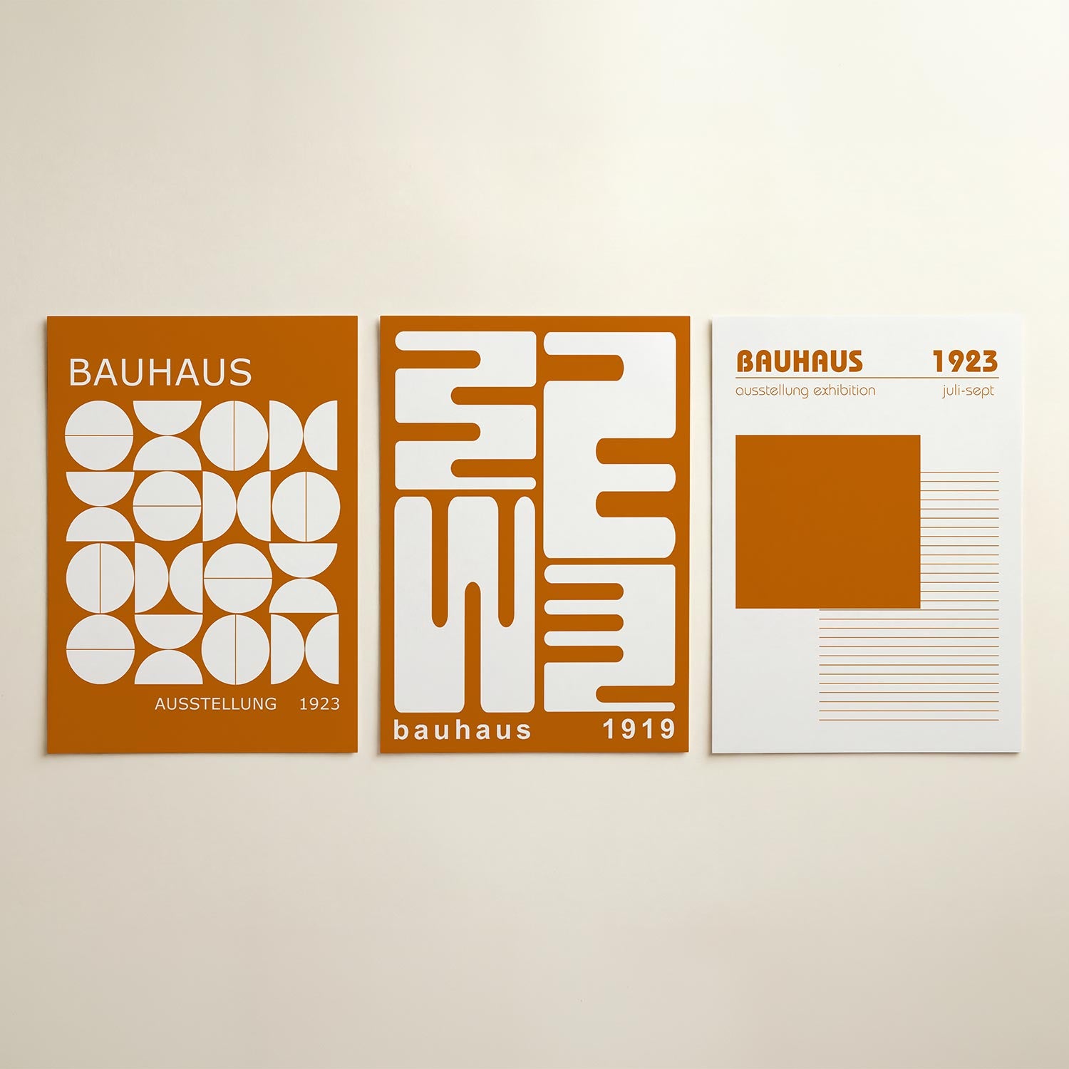 Vormen en vlakken Posterset