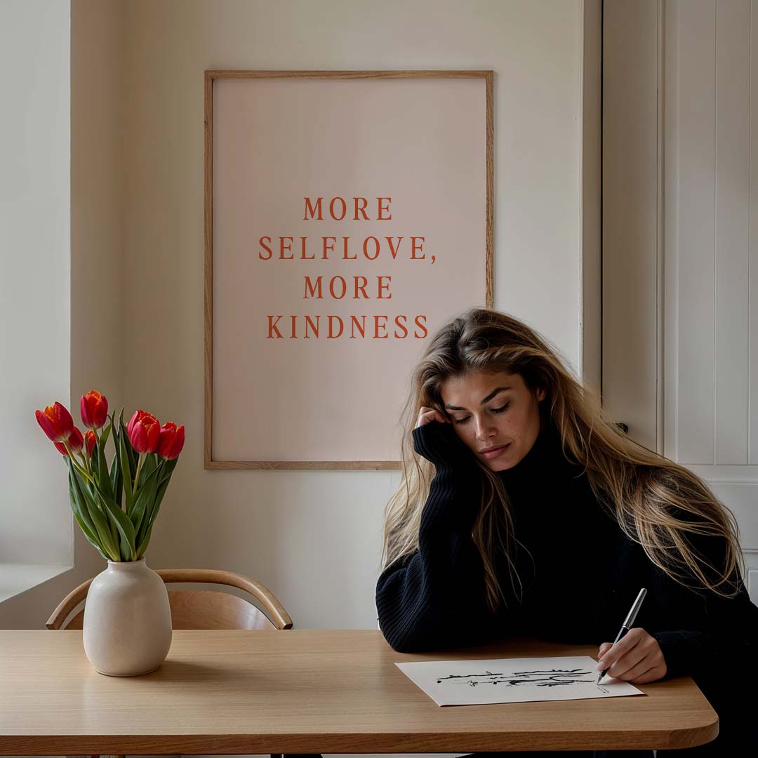 Inspirerende Zelfliefde Poster-WallArtistic