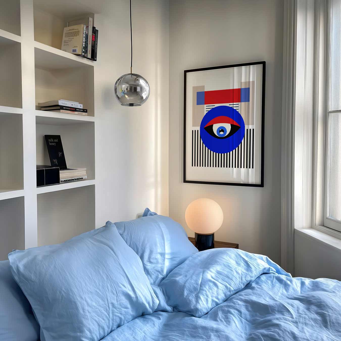 Modern Geometrisch Oog Poster