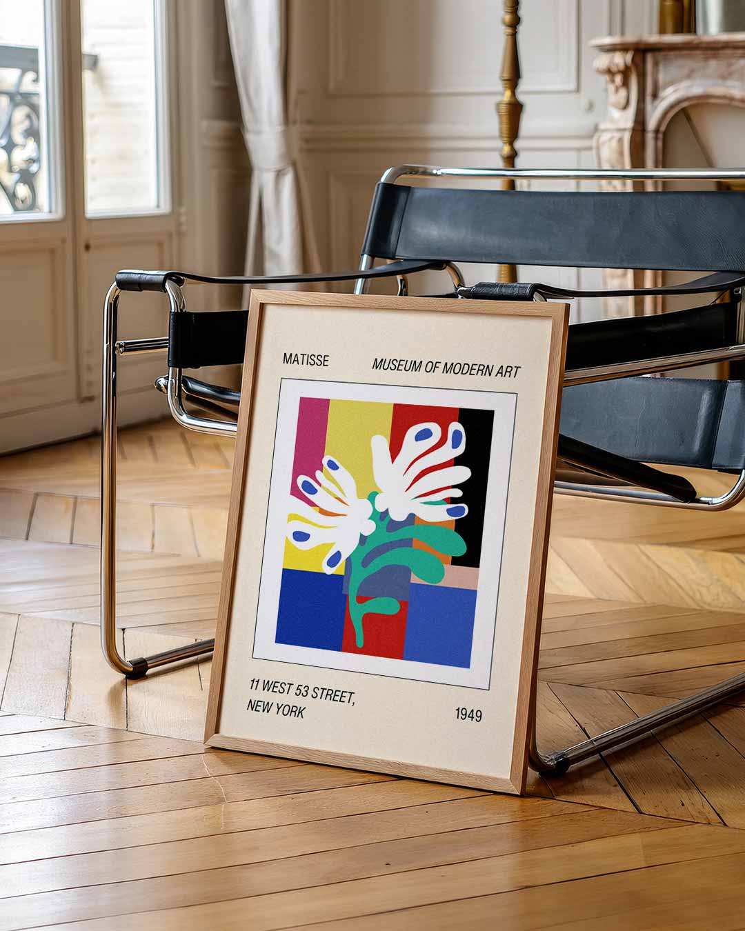 Kleurrijke Matisse Bloemenposter-WallArtistic