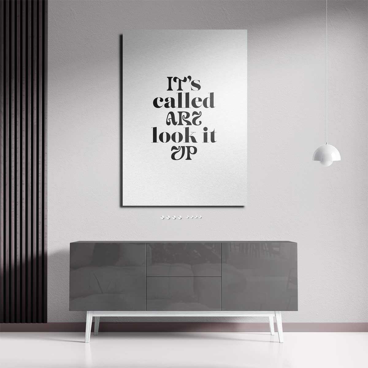 Kunstzinnige Typografie Poster