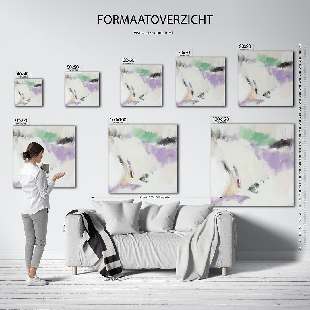 Kleurencompositie Kunstwerk