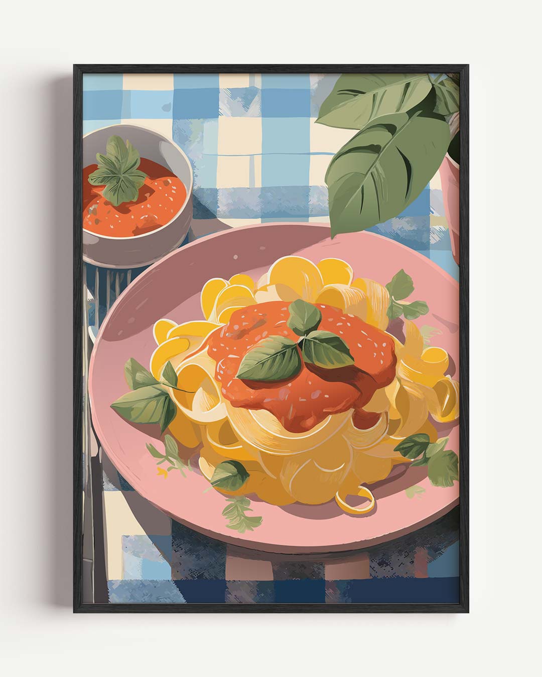Pasta Liefde Print Poster-WallArtistic