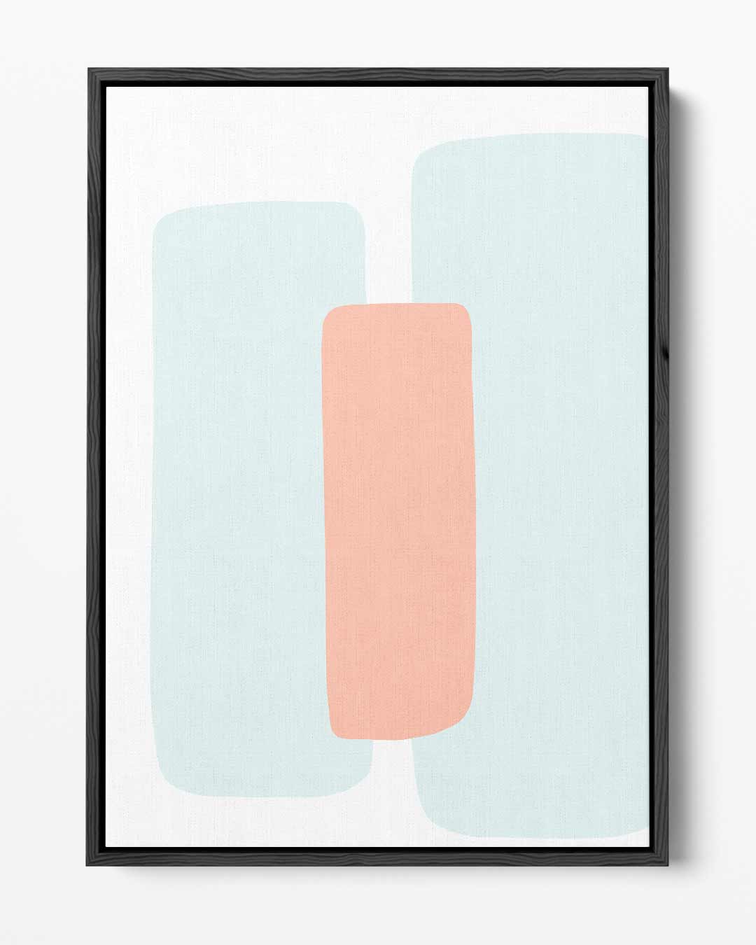 Rustgevende Pastelvormen Kunstwerk-canvas-dibond-plexiglas-wanddecoratie-WallArtistic