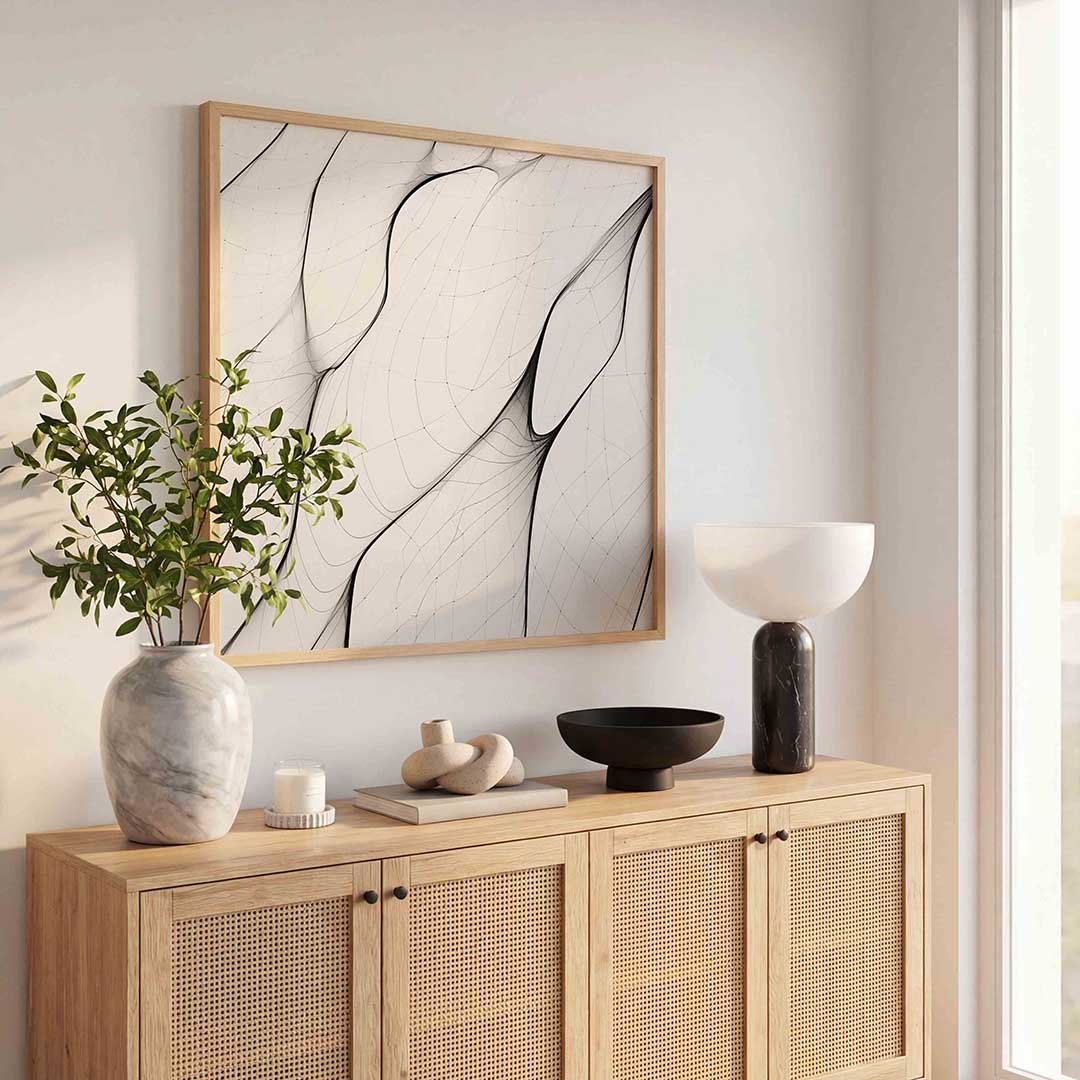 Abstracte lijnen Poster