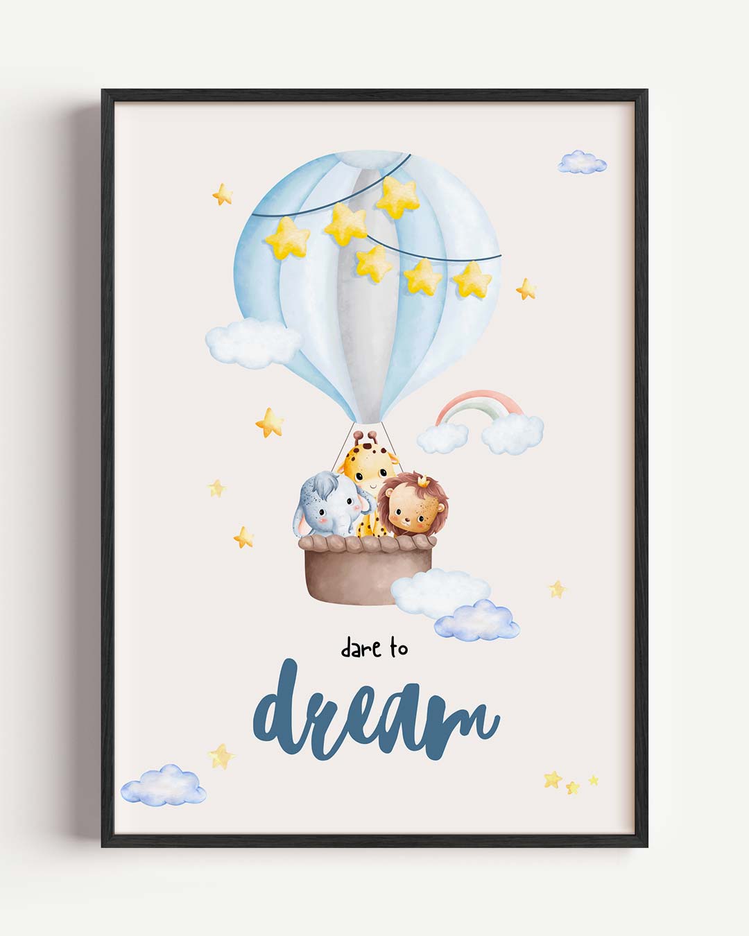 Dromerige Dieren Avontuur Poster-WallArtistic