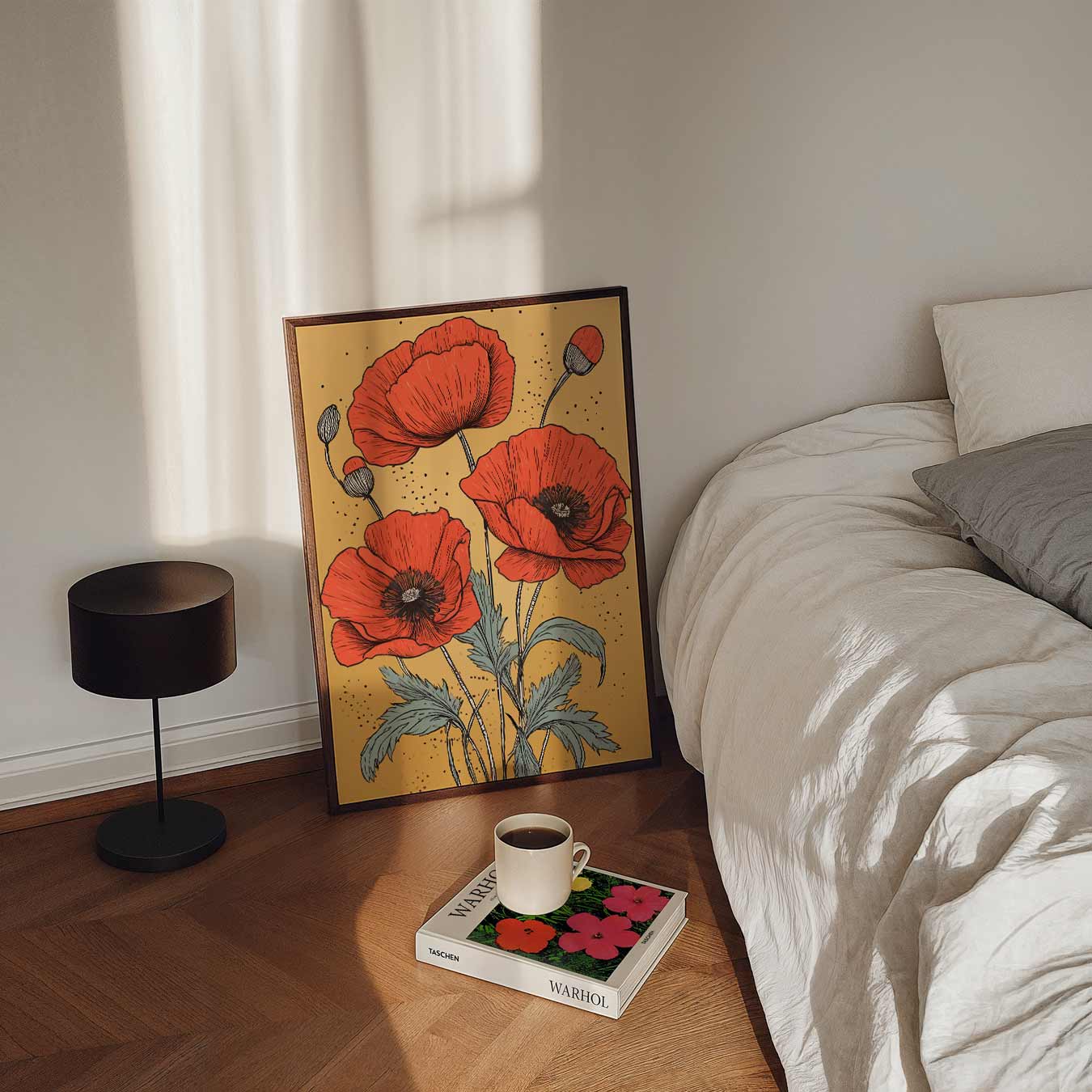 Klaprozen in Bloei Kunstposter