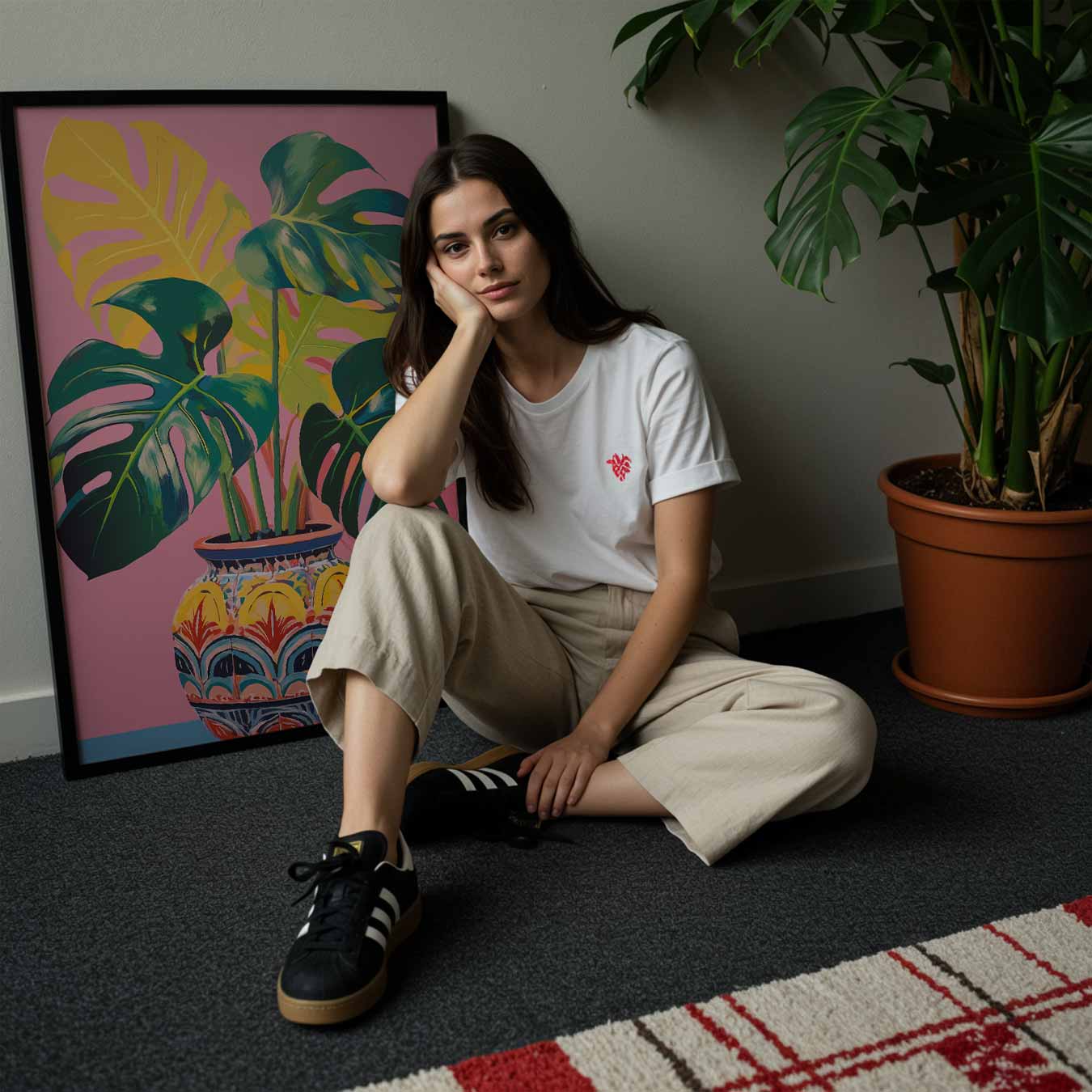 Tropische Monstera Poster