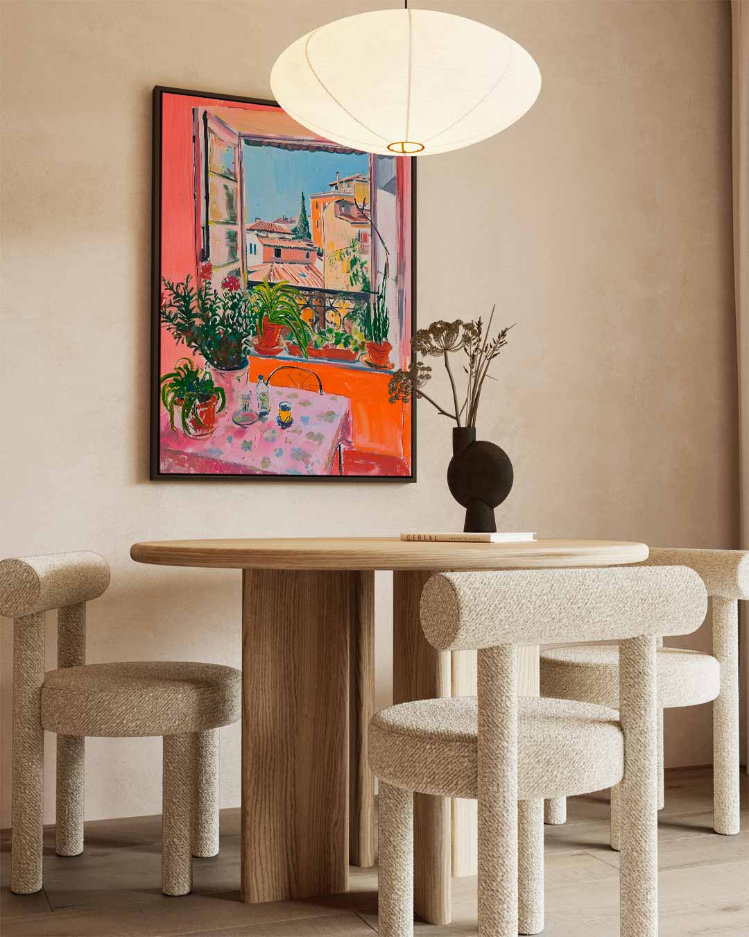 Zonovergoten Venster Kunstwerk-canvas-dibond-plexiglas-wanddecoratie-WallArtistic