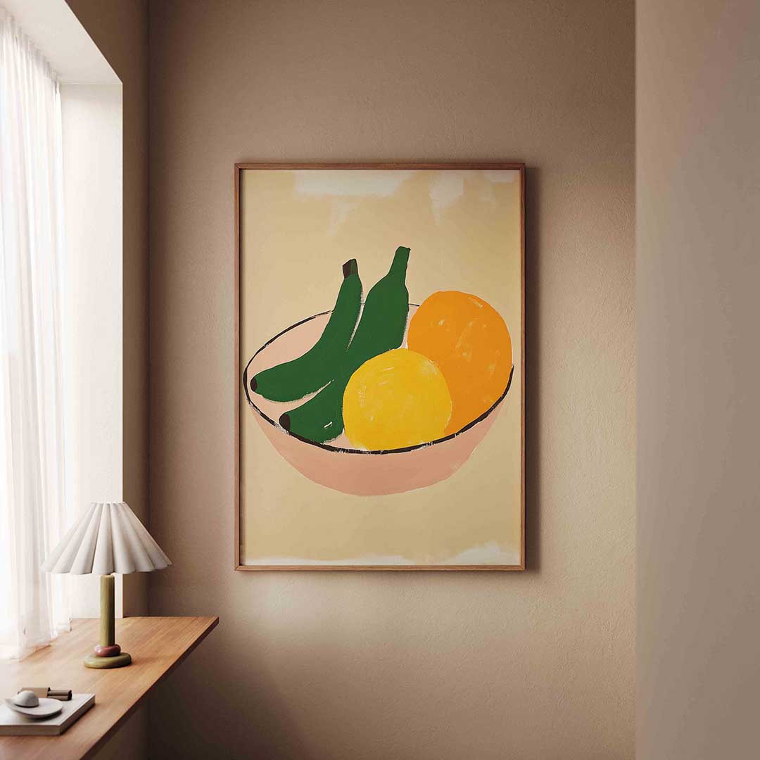 Fruit in schaal Poster