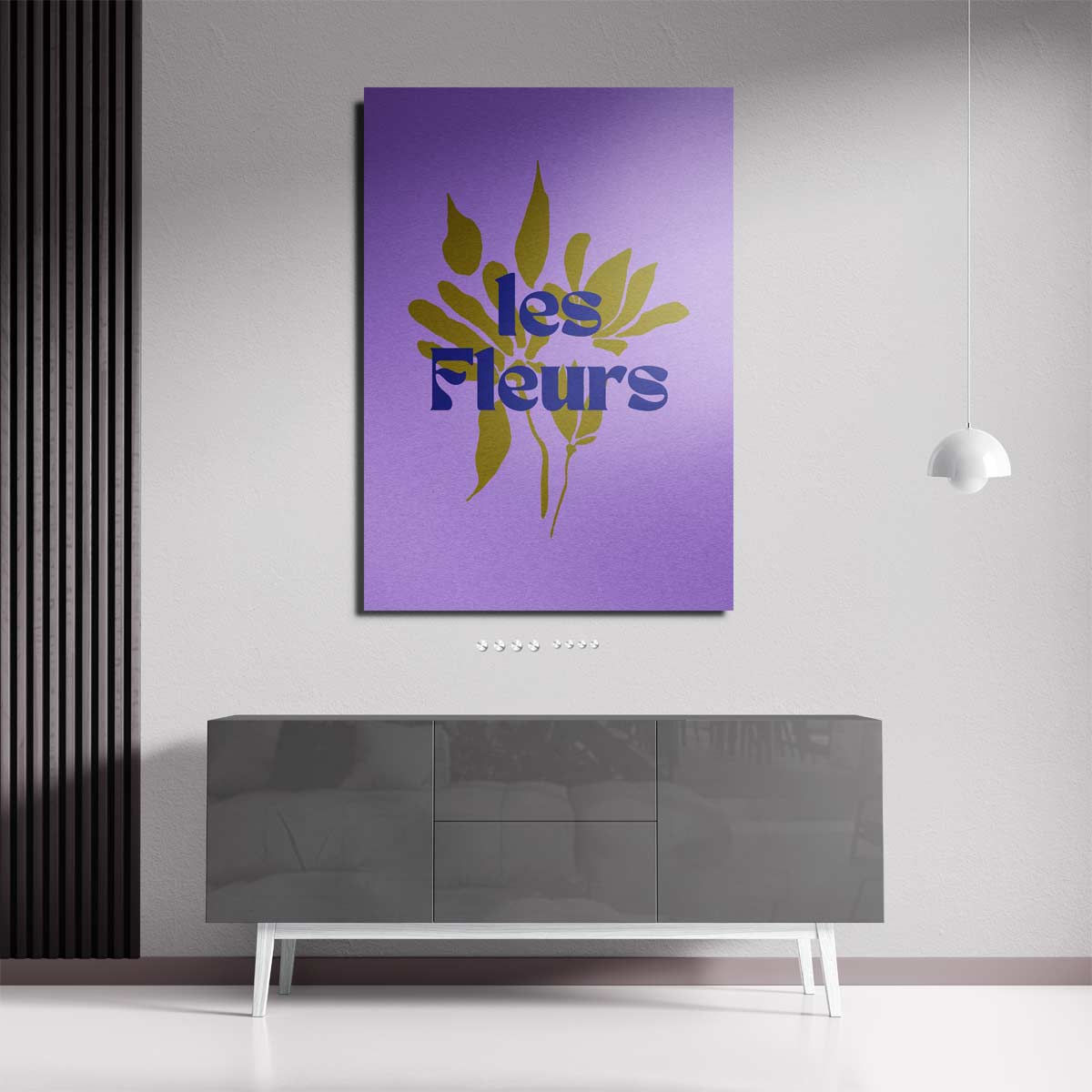 Les Fleurs Poster