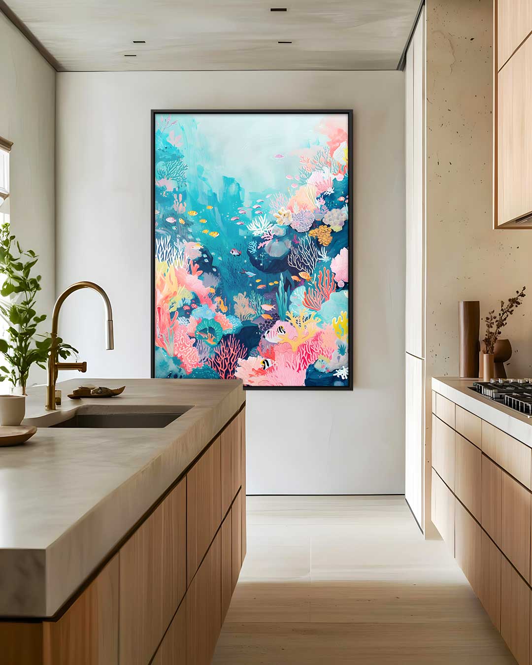 Onderwater Wonderland Kunstwerk-canvas-dibond-plexiglas-wanddecoratie-WallArtistic