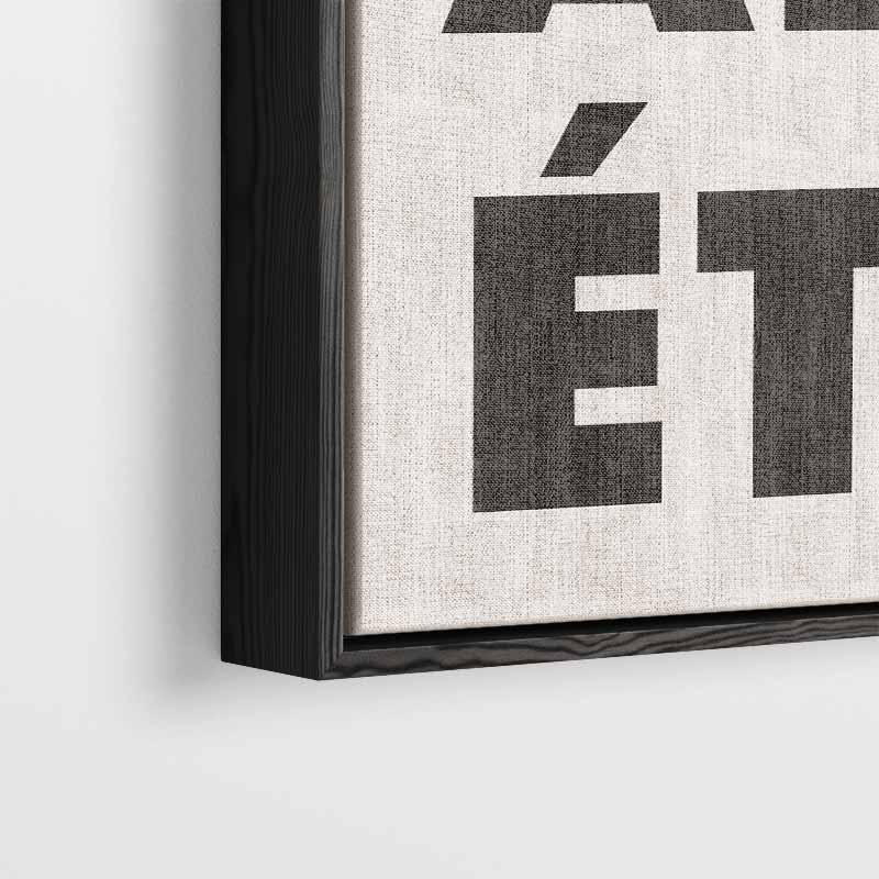 Bon Appétit Typografie Poster