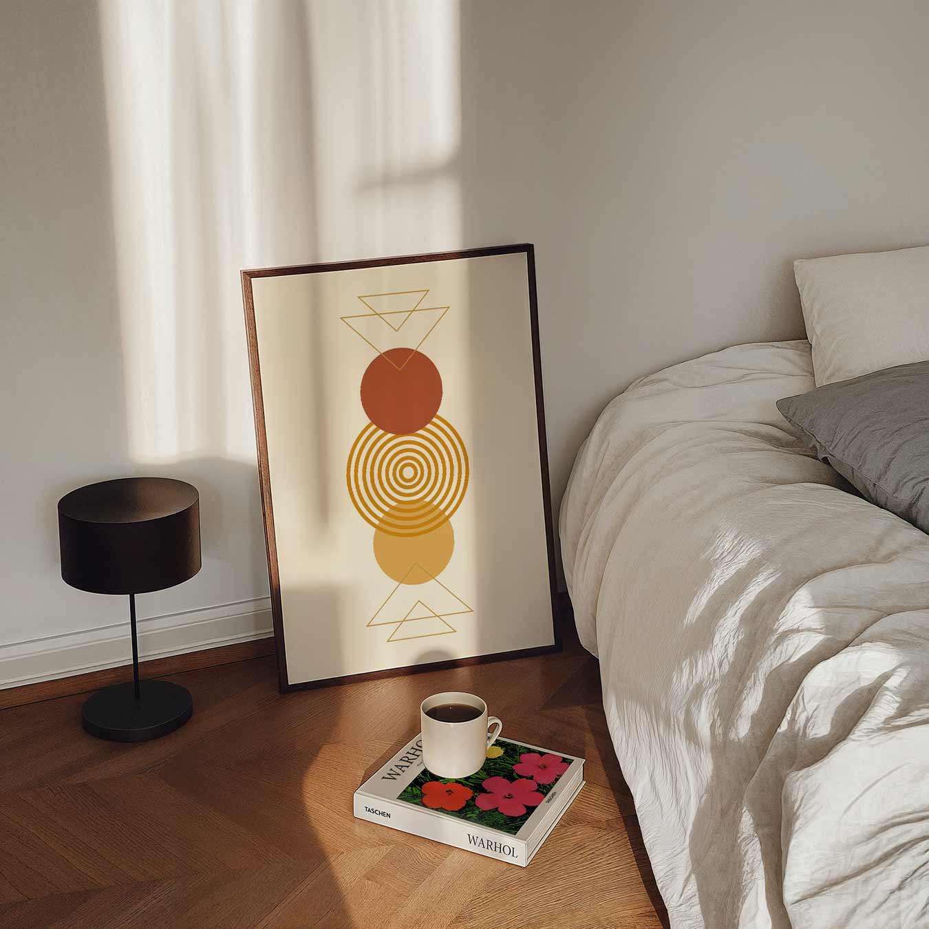 Retro Geometrische Stijl Poster-WallArtistic