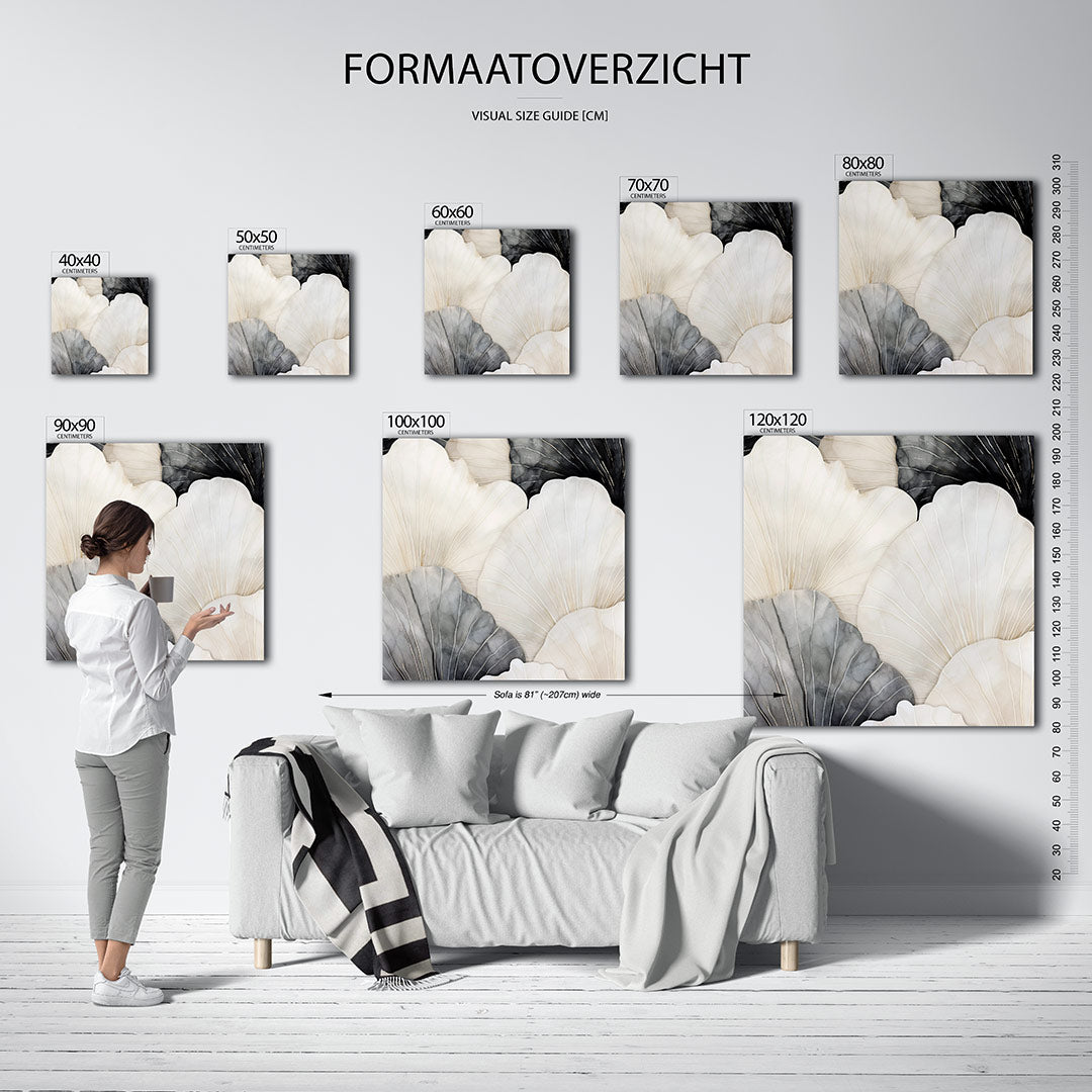 Organische vormen Kunstwerk