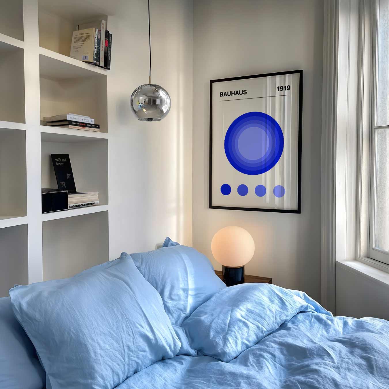 Bauhaus Cirkel Kunstposter