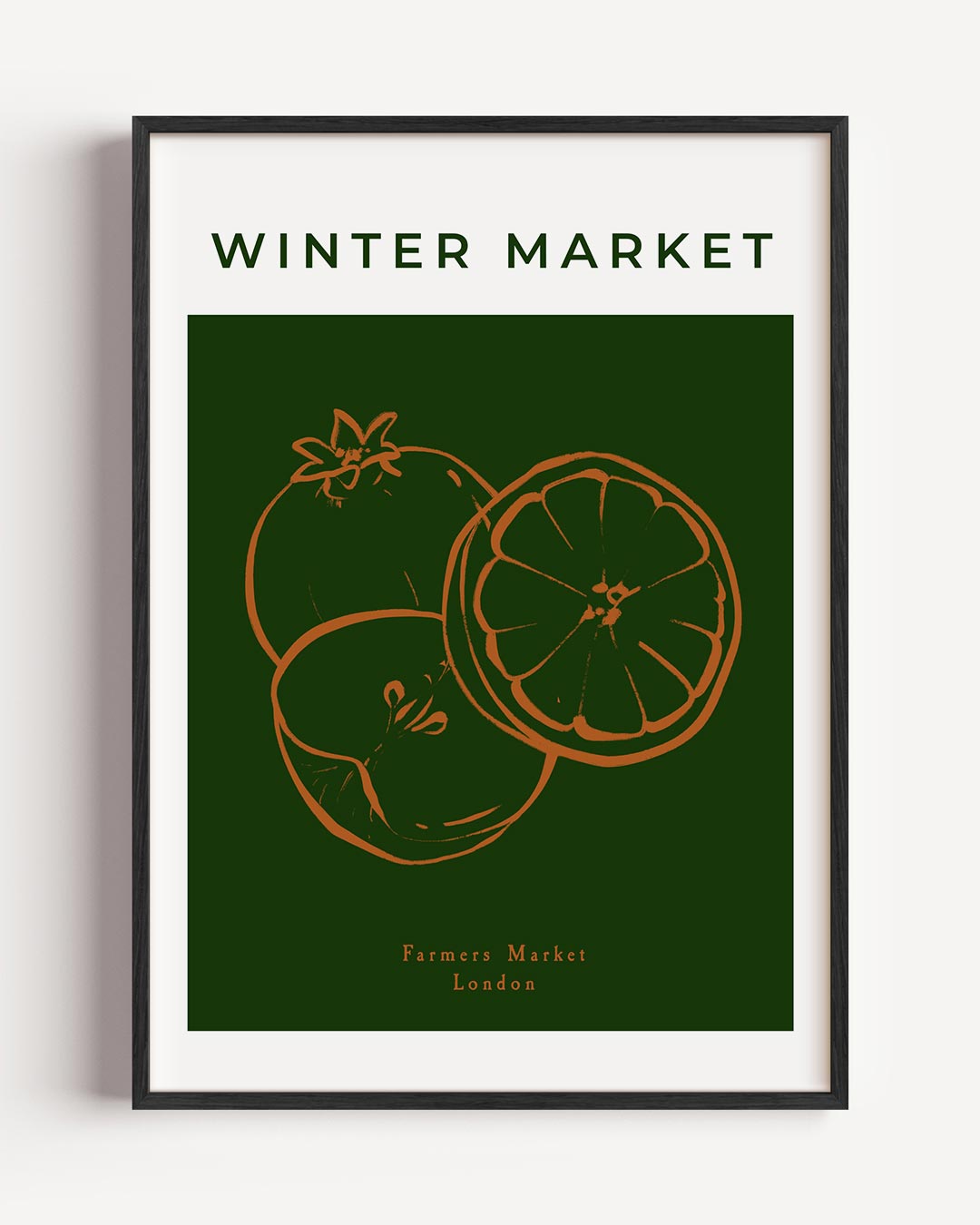 Winter Market Poster-WallArtistic