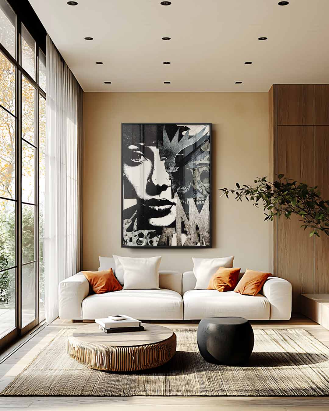 Mystieke Schatten Kunstwerk-canvas-dibond-plexiglas-wanddecoratie-WallArtistic