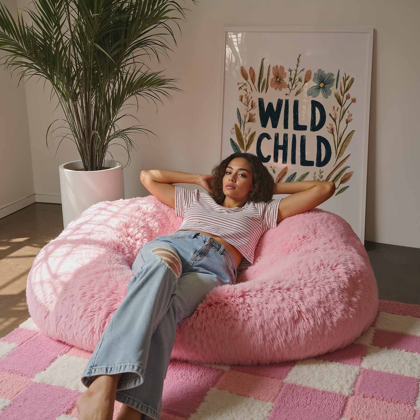 Wild Child Bloemenposter