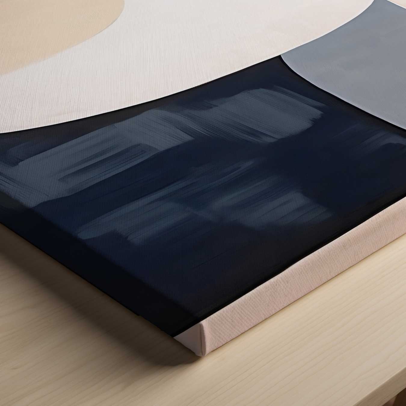 Abstracte Harmonie in Aardetinten Kunstwerk-canvas-dibond-plexiglas-wanddecoratie-WallArtistic