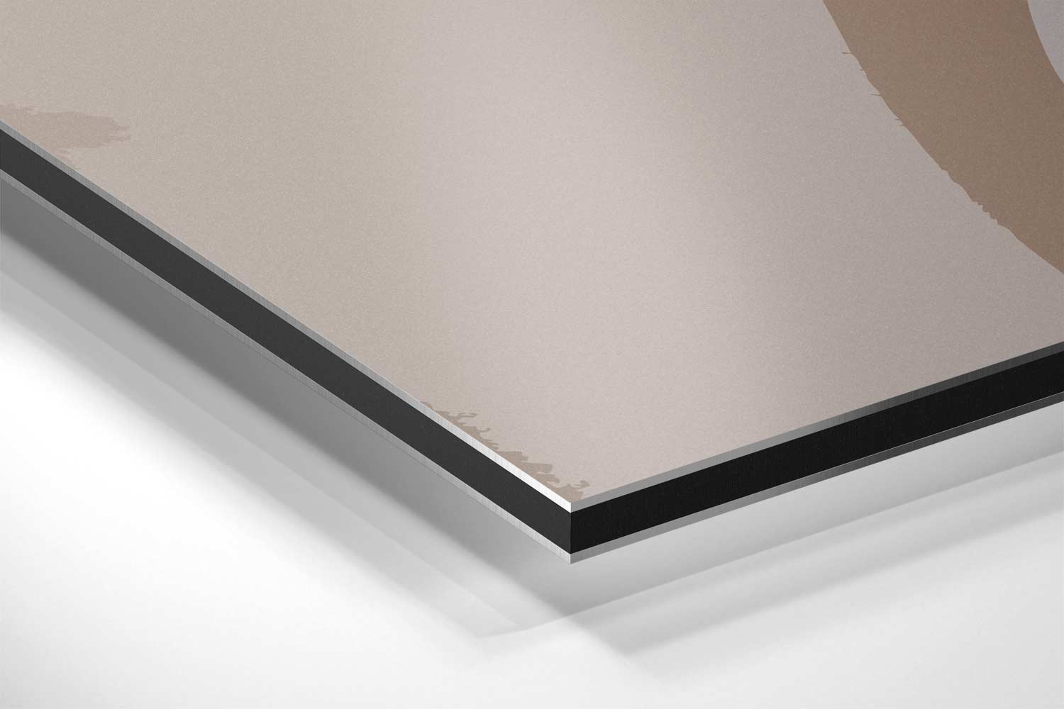 Golvende Abstractie Kunstwerk-canvas-dibond-plexiglas-wanddecoratie-WallArtistic