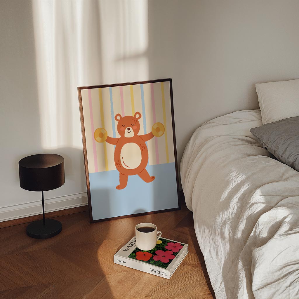 Schattige Berenmuurposter