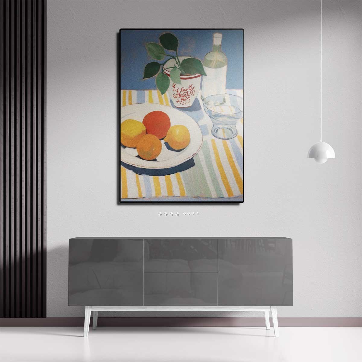 Verfrissende Zomertafel Kunstwerk-canvas-dibond-plexiglas-wanddecoratie-WallArtistic