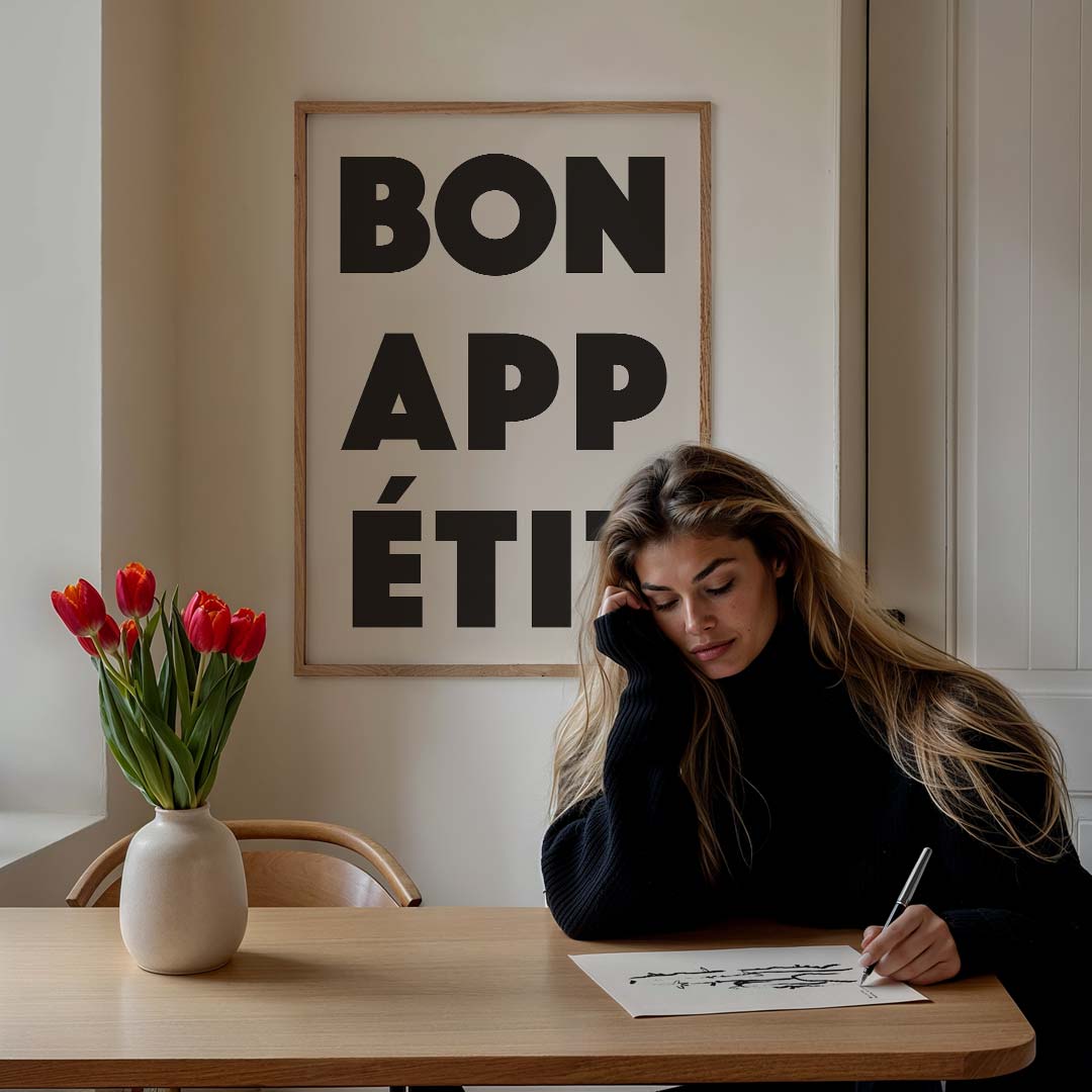 Bon Appétit Poster-WallArtistic