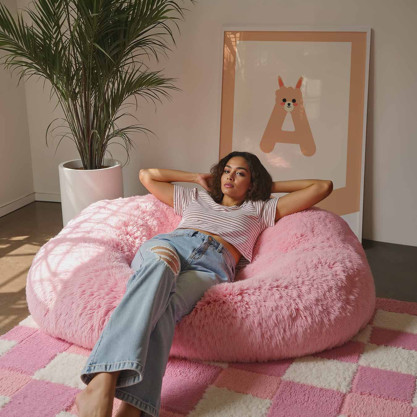 Alpaca Alfabet Kinderposter-WallArtistic