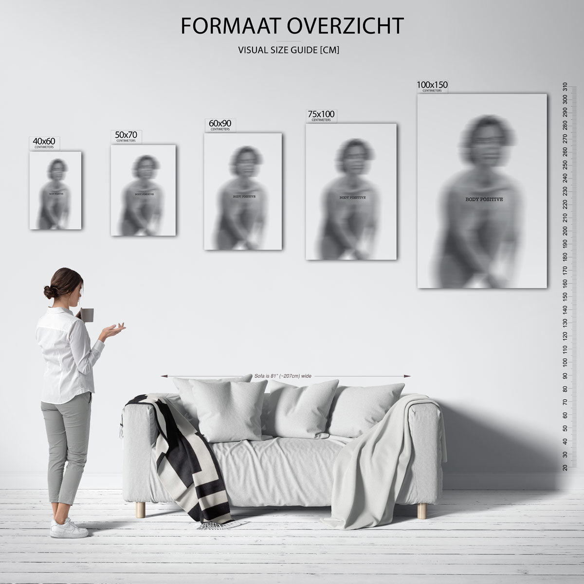 Vervagende beeldvorming Kunstwerk