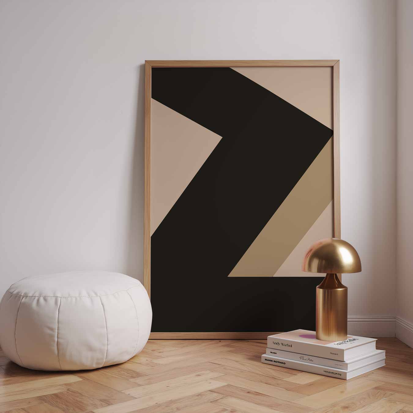 Stijlvolle Geometrische Print Poster