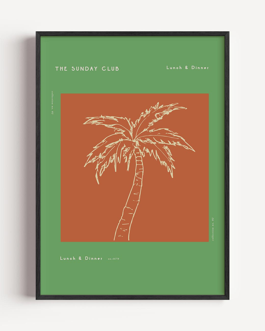 Tropical Vibes Palmboom Poster-WallArtistic
