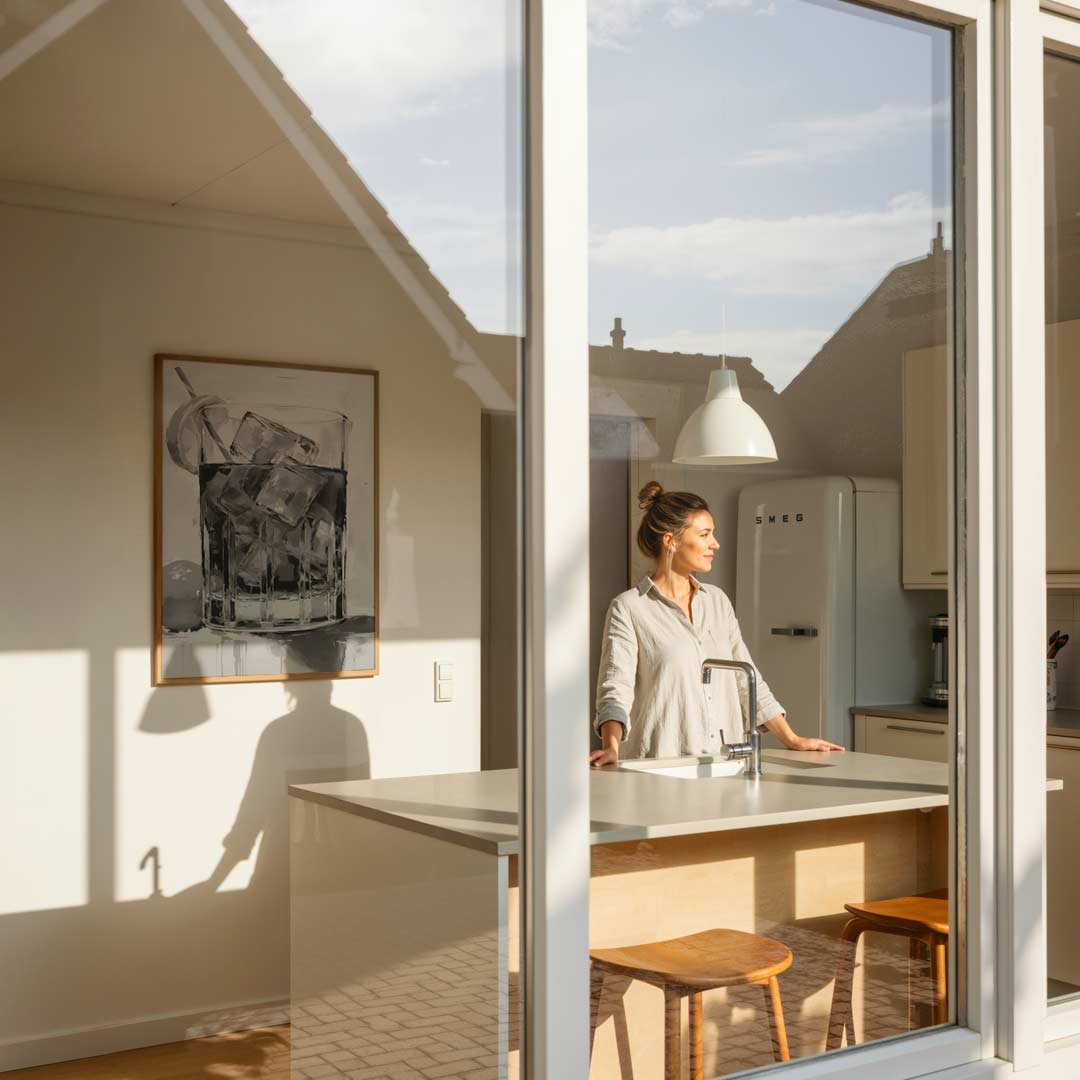 Elegante Cocktailglas Poster-WallArtistic