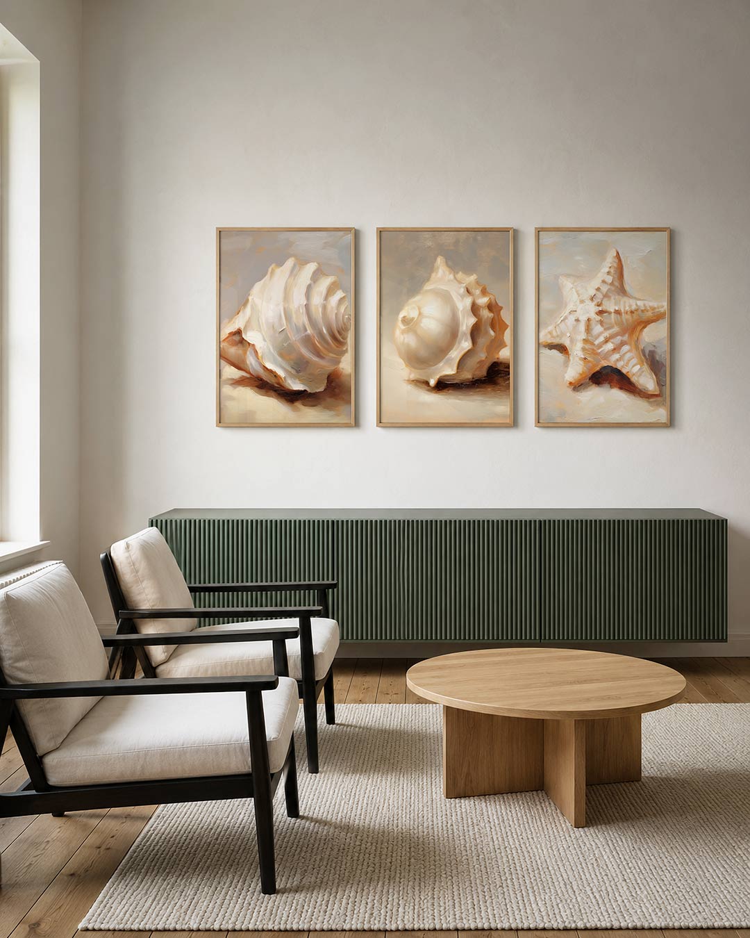 Schelptextuur Posterset