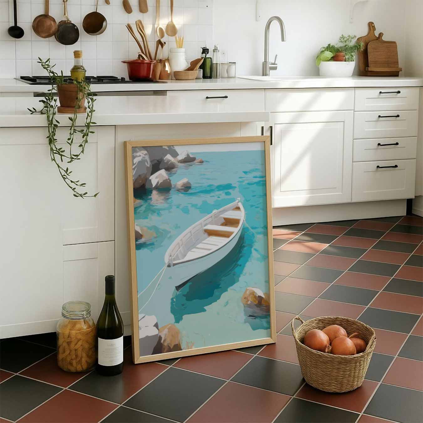 Dromerige Zeilboot Poster