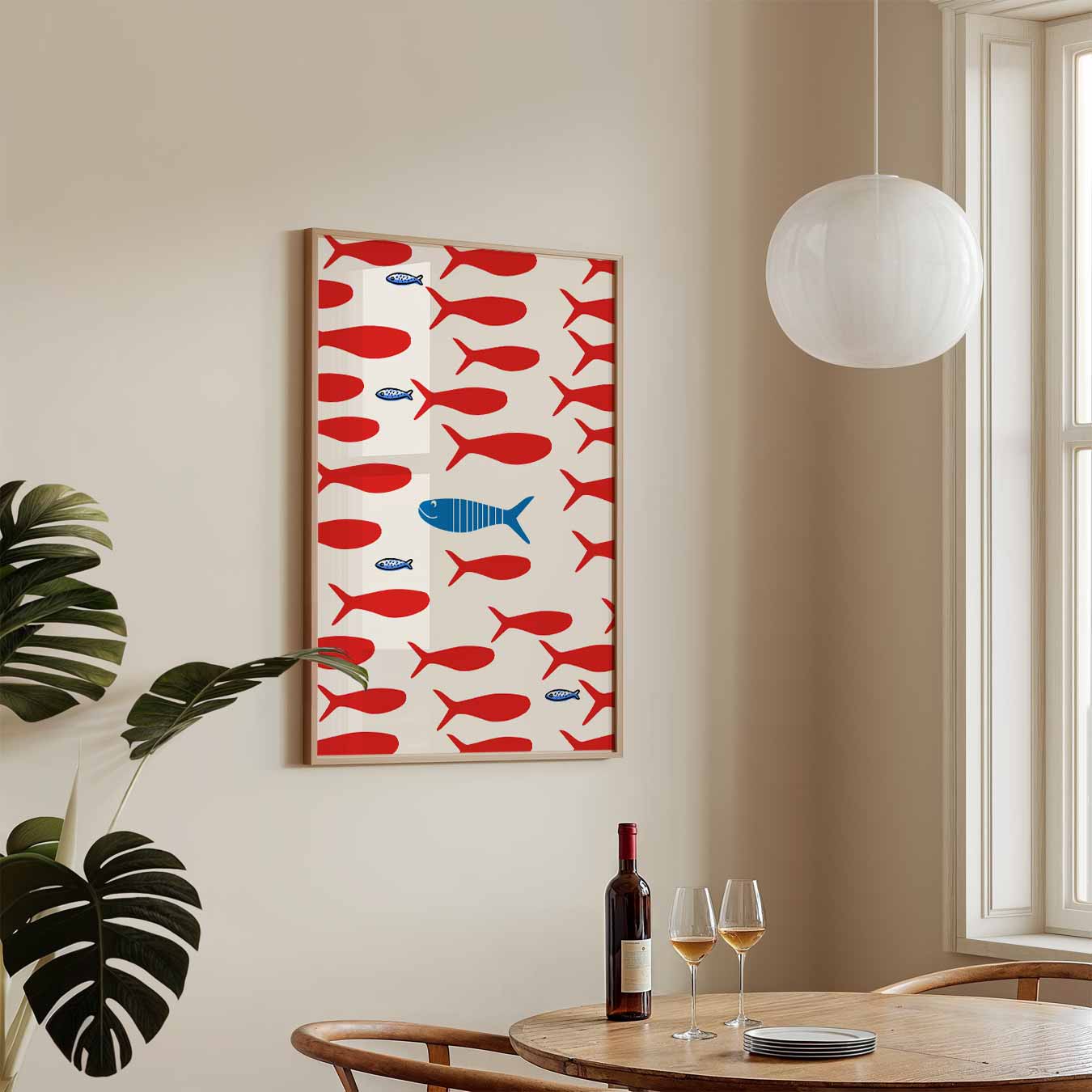 Unieke Extra Grote Vis Poster-WallArtistic