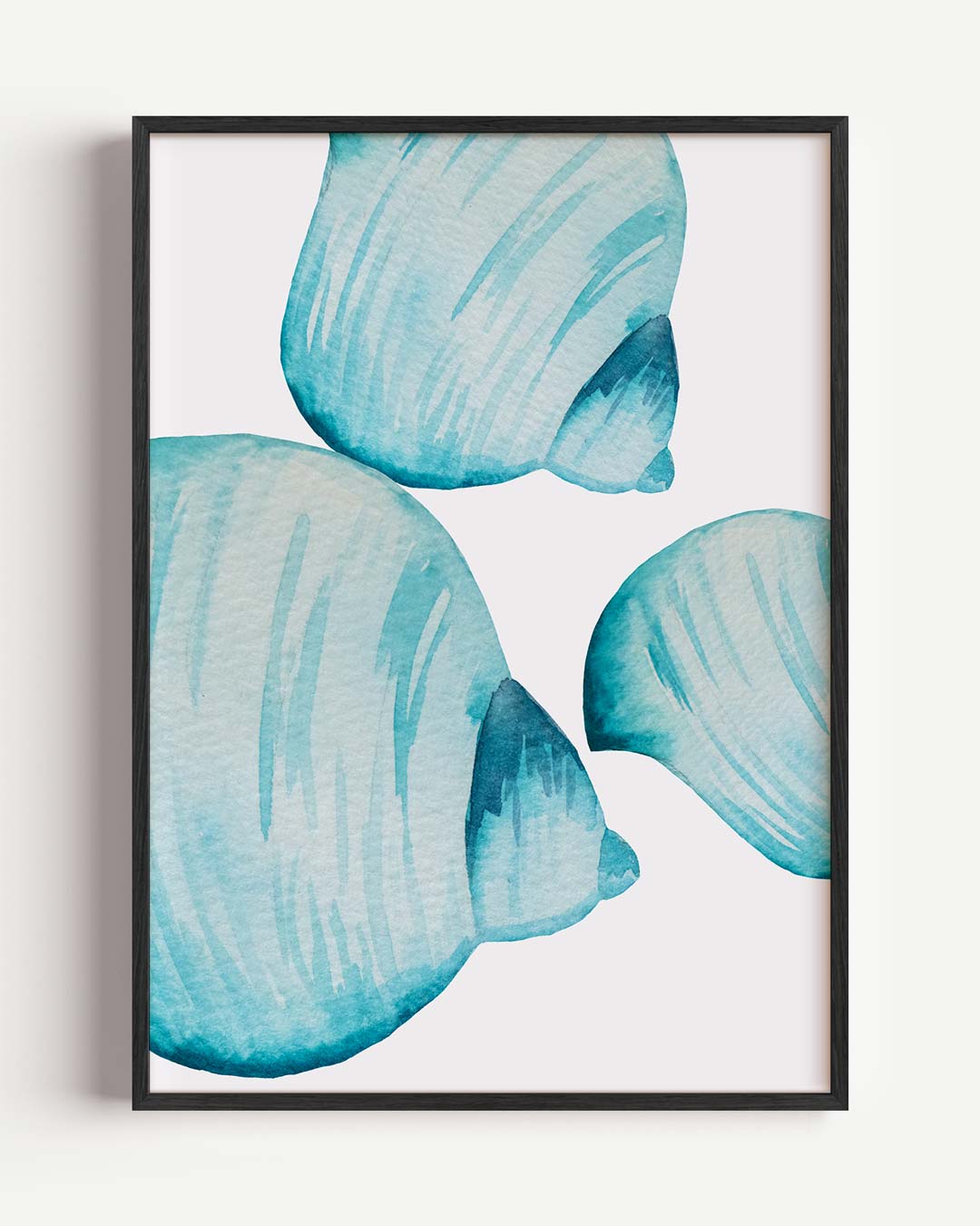 Abstracte Schelpen Poster-WallArtistic