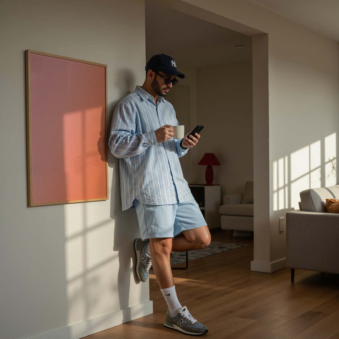 Zachte Roze Charmeposter-WallArtistic