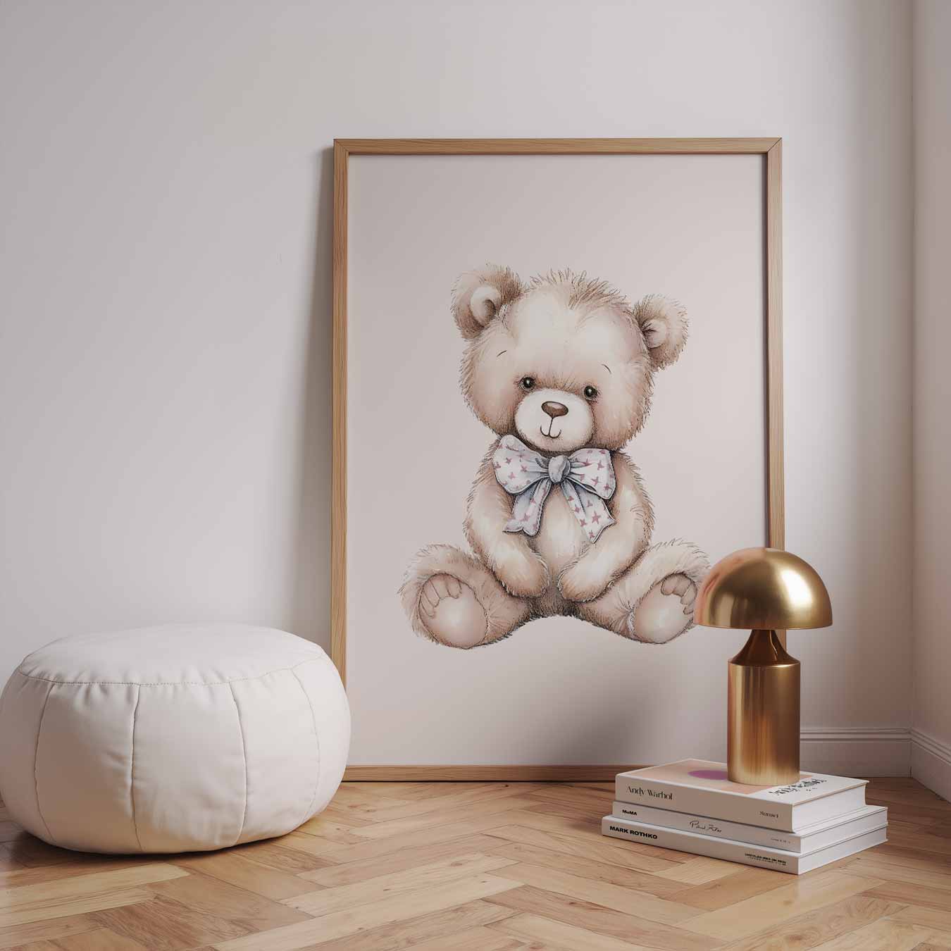 Schattige Teddybeer Poster-WallArtistic