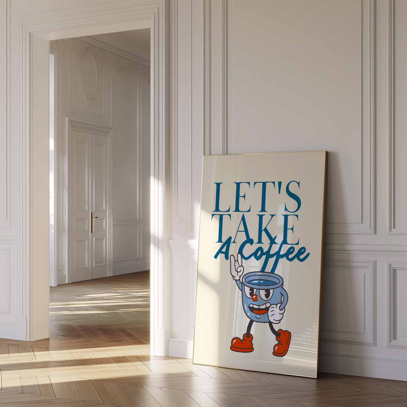 Let's Take a Coffee Poster